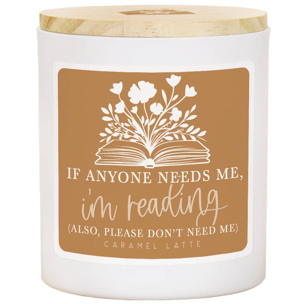 I'm Reading Book - Caramel Latte Scented Soy Candle