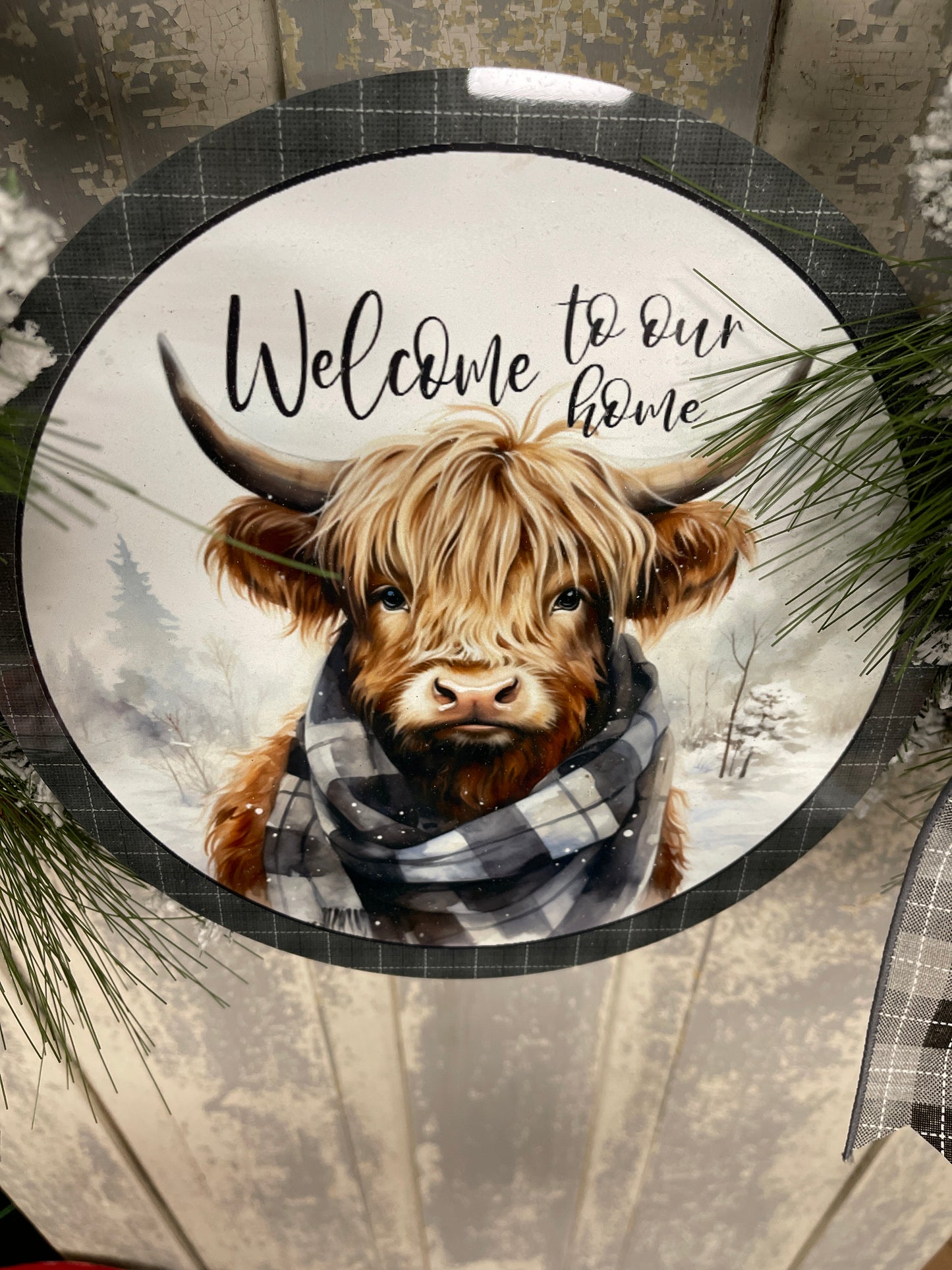 Highland Cow Welcome
