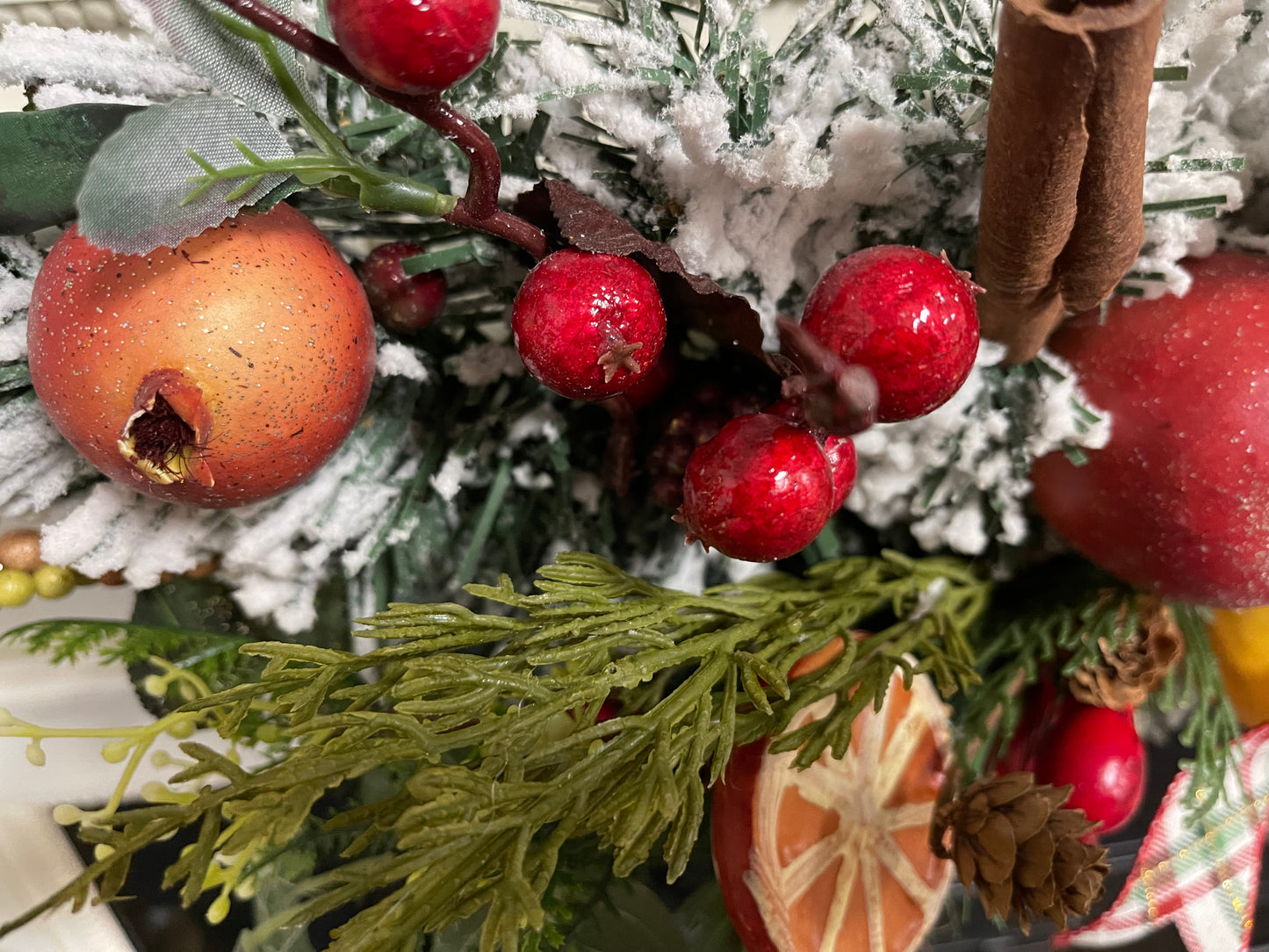 Christmas Fruit Swag