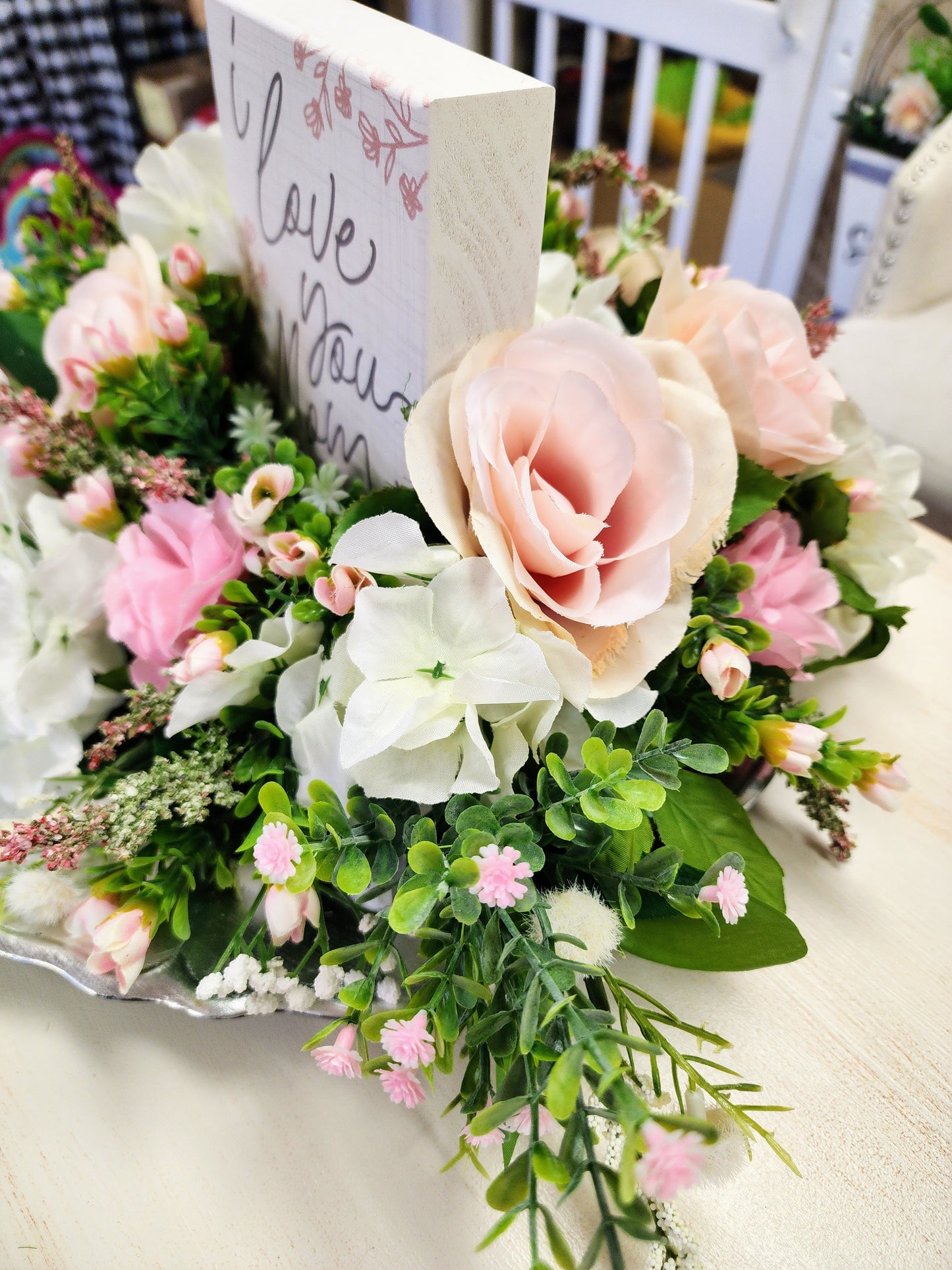 I Love You Mom Centerpiece