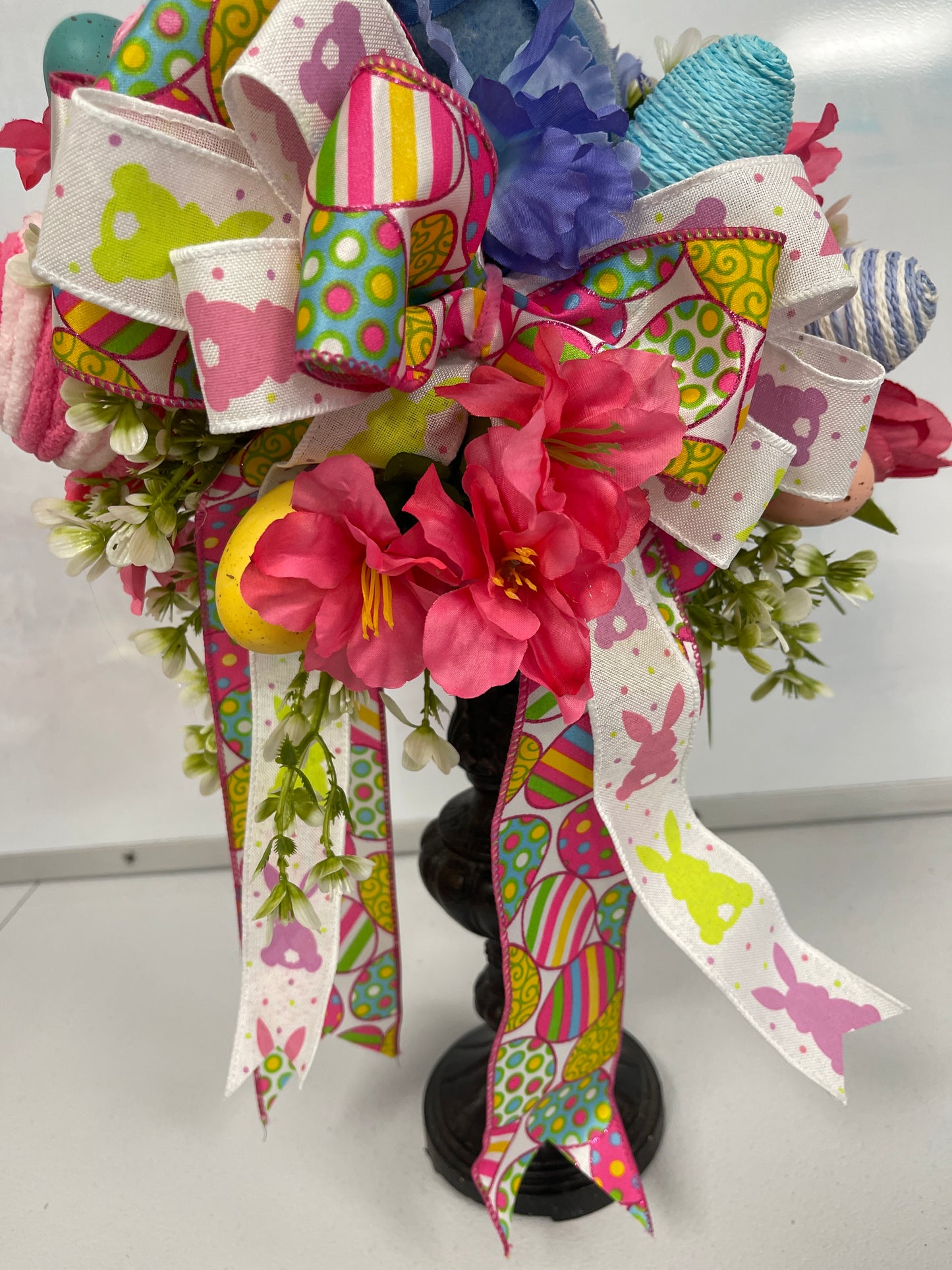 Blue Bunny Candlestick