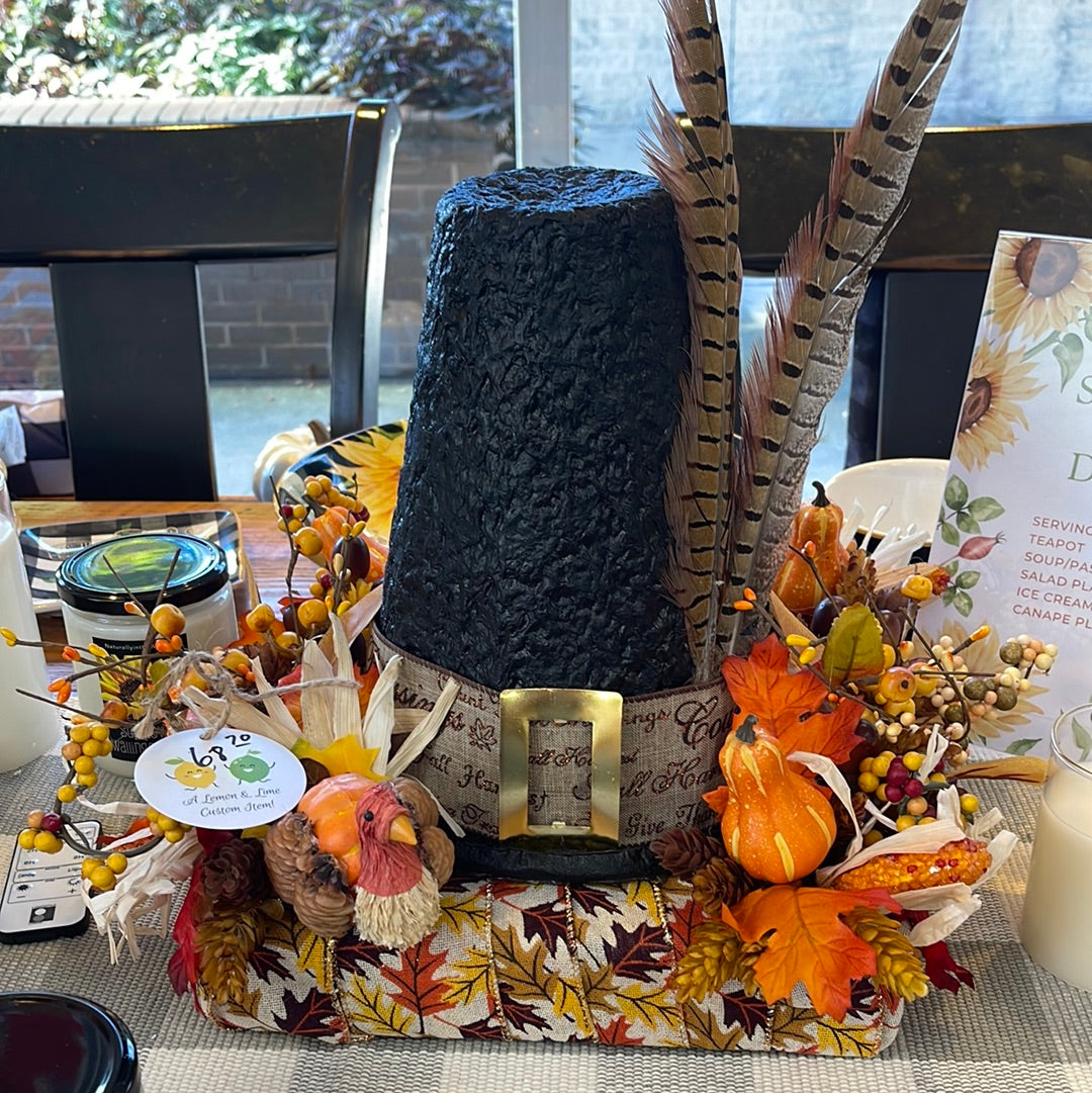 Pilgrim Hat Centerpiece