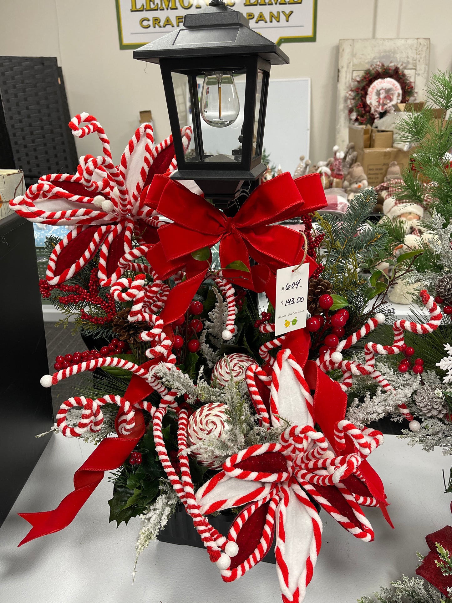 Christmas Solar Planter