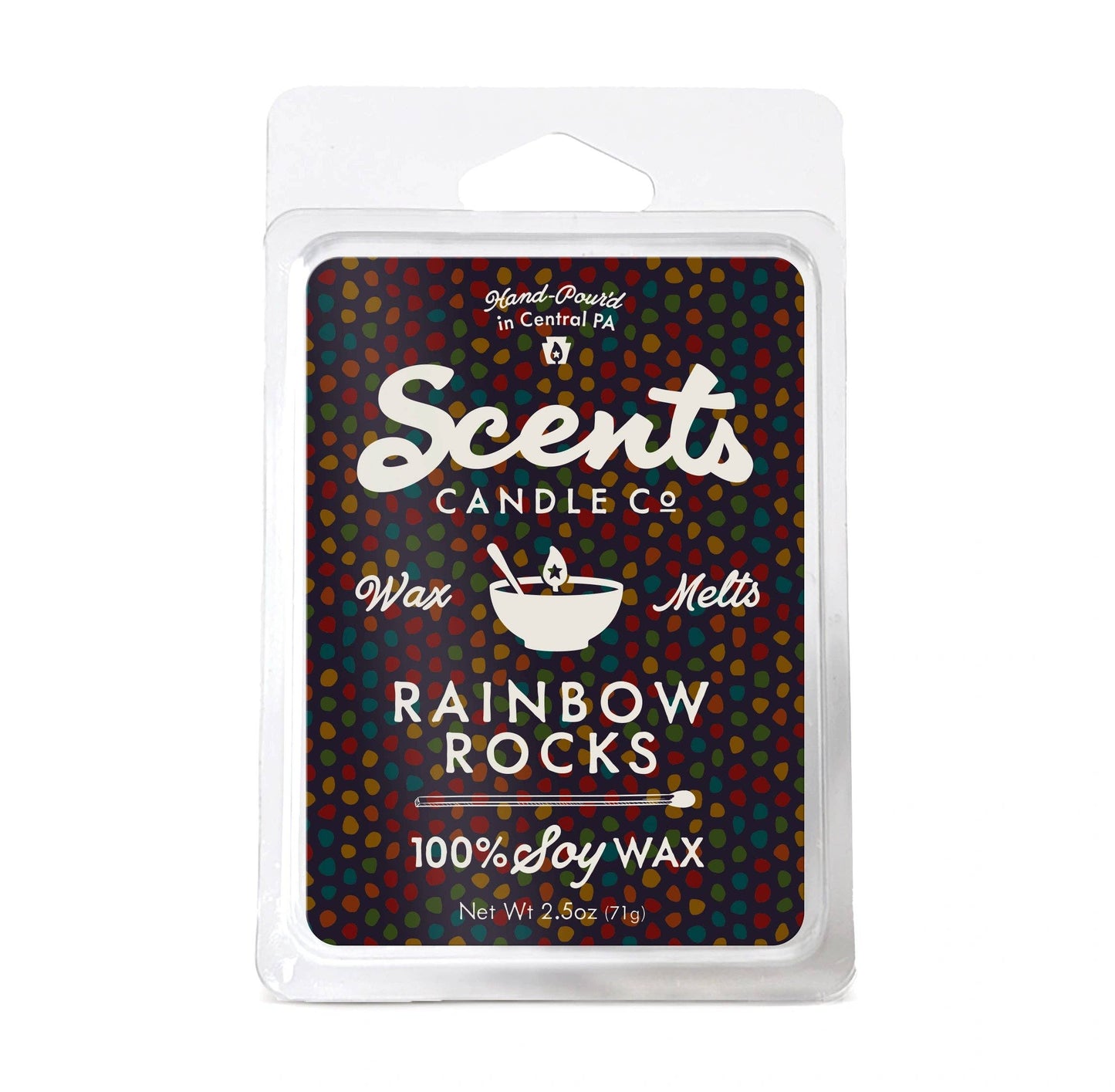 Rainbow Rocks Wax Melt