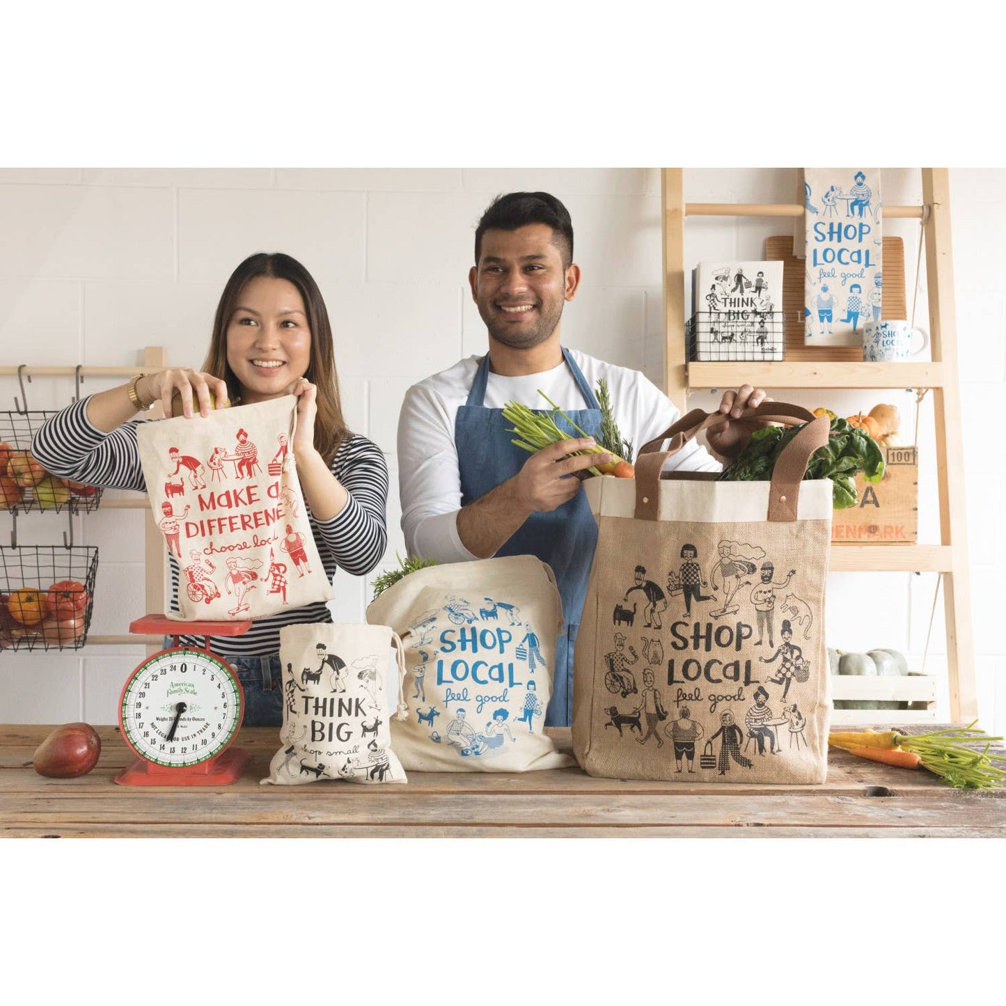 Shop Local Reusable Produce Bags