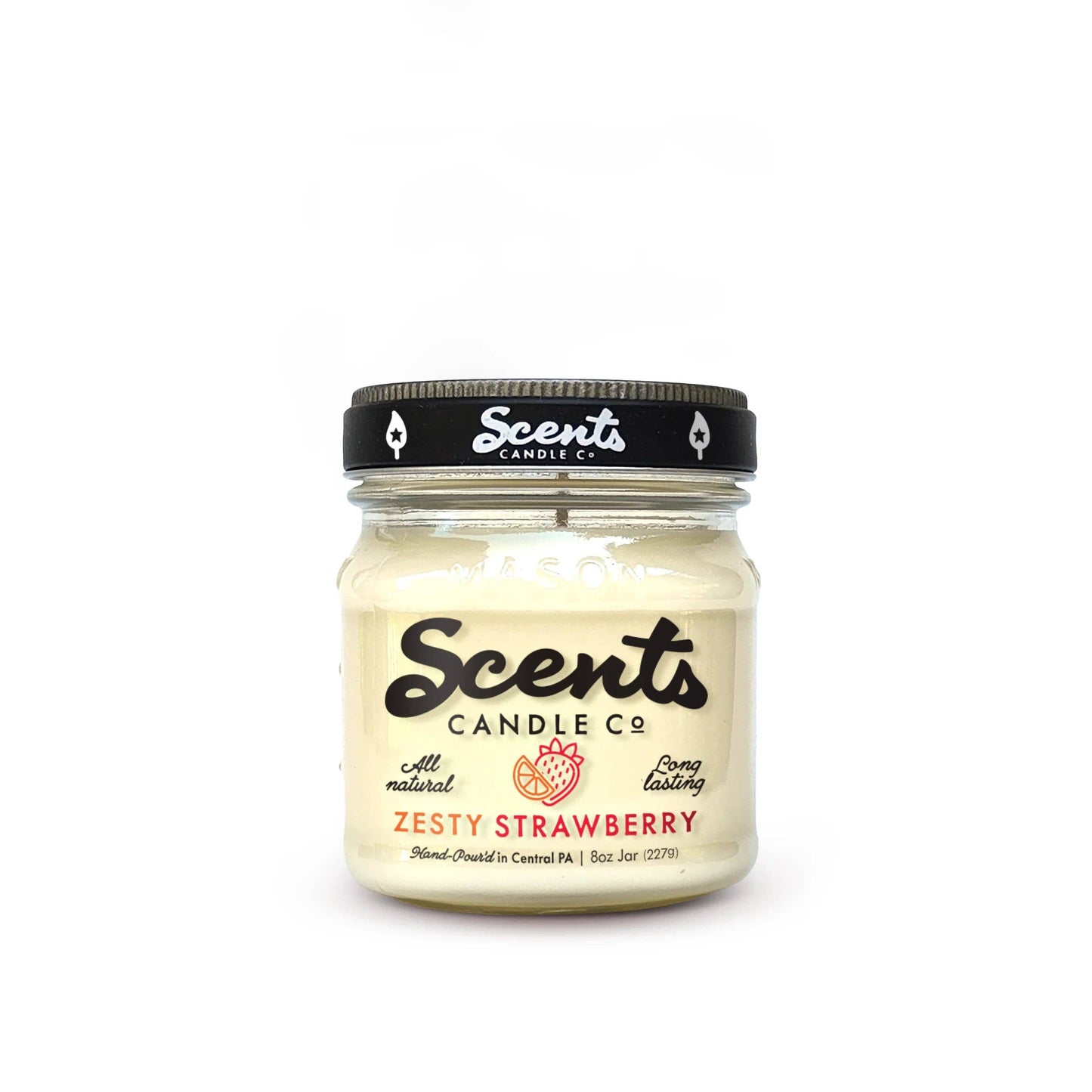 Zesty Strawberry Soy Wax Candles