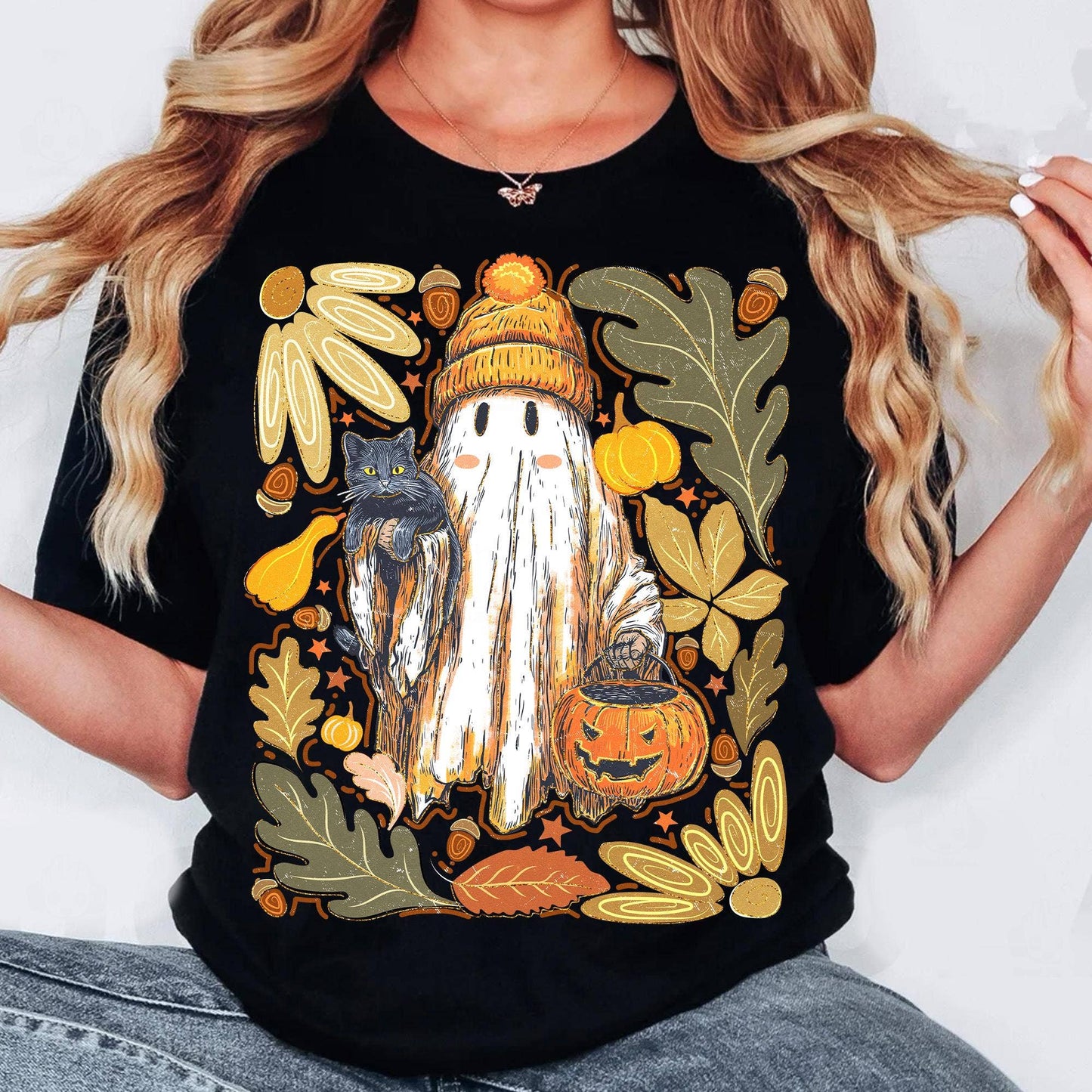 Retro Fall Ghost Tee