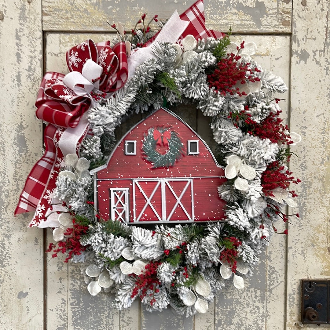 Winter Barn