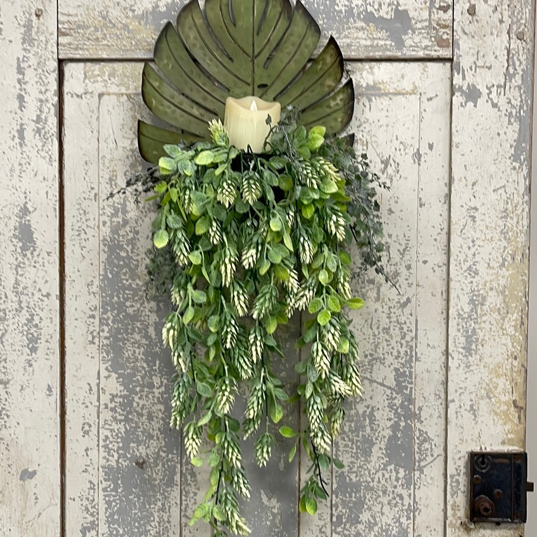 Monstera Candle Holder