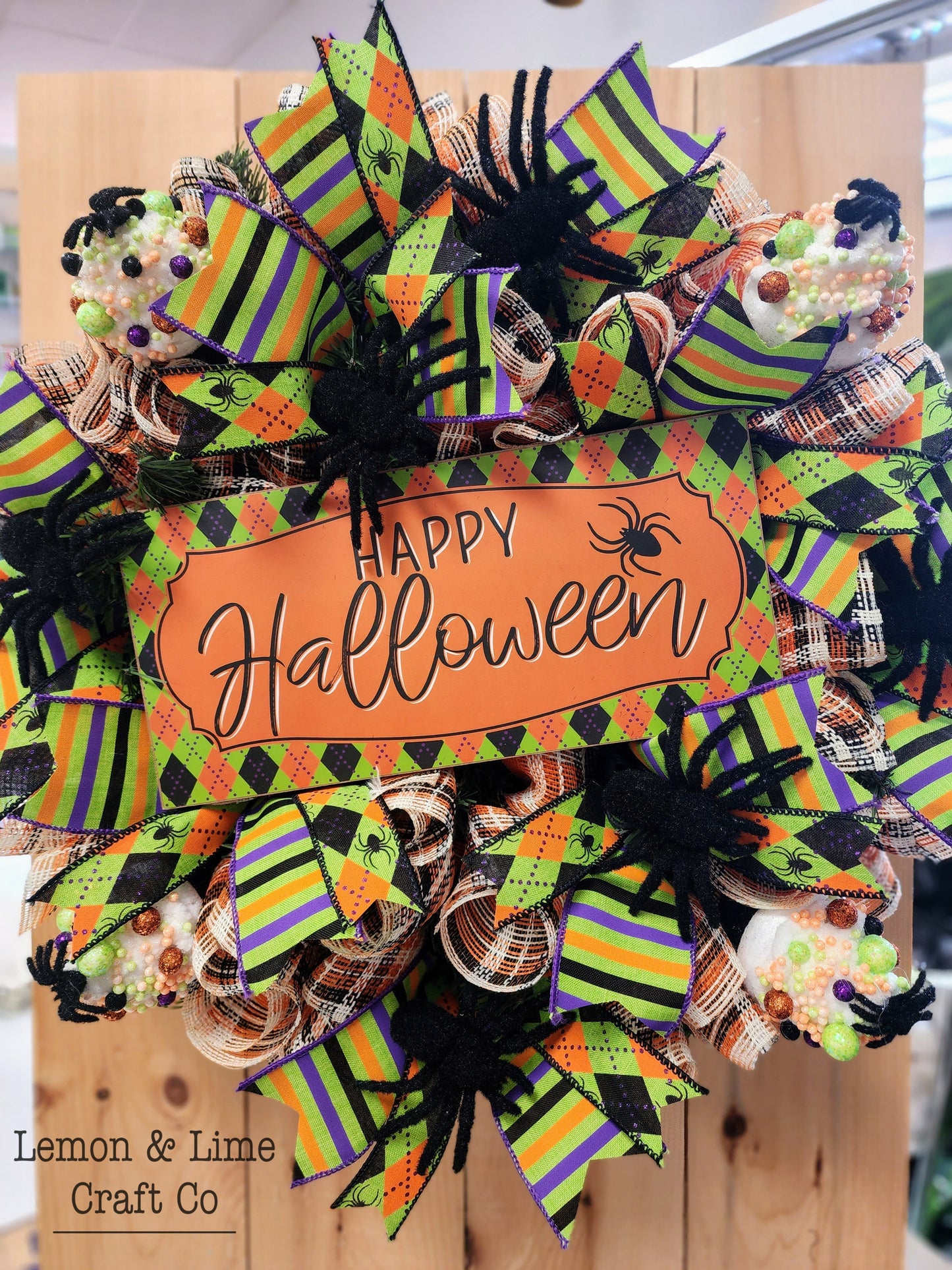 "Take-n-Make" Halloween Wreath Kit