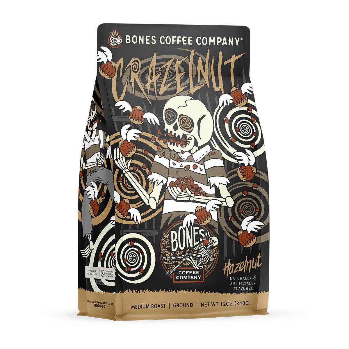 Crazelnut Flavored Coffee | 12oz Ground