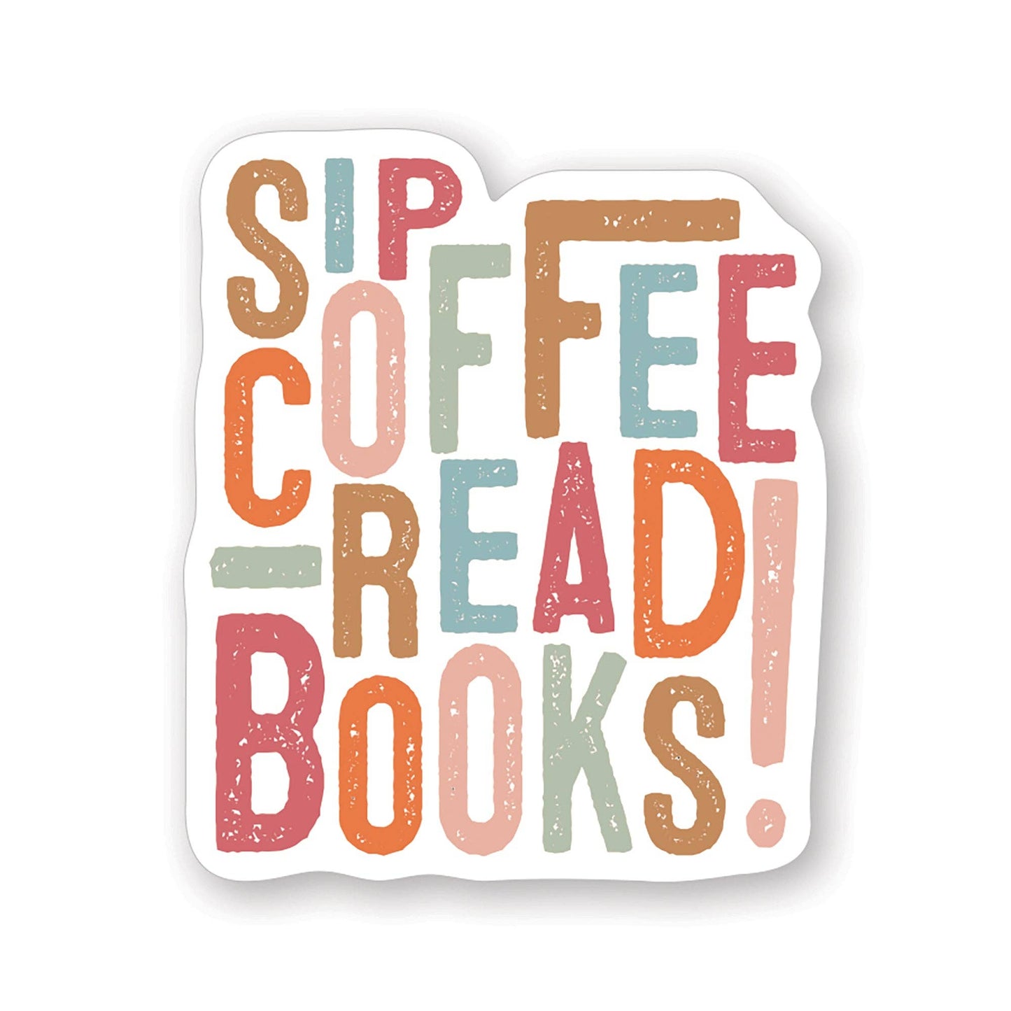 Sip Coffee Books - Stickers
