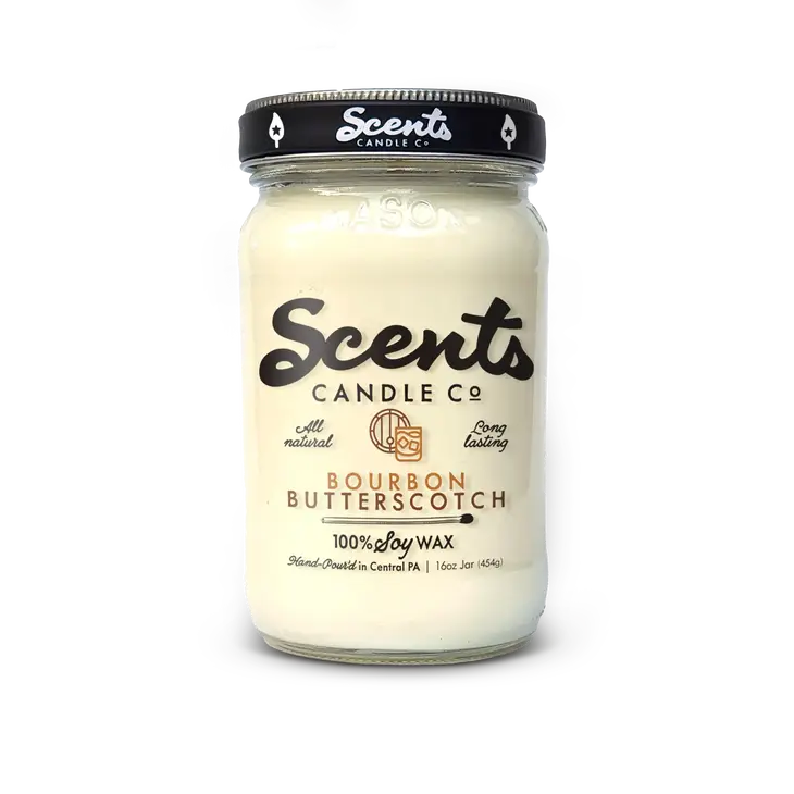 Bourbon Butterscotch Soy Wax Candles