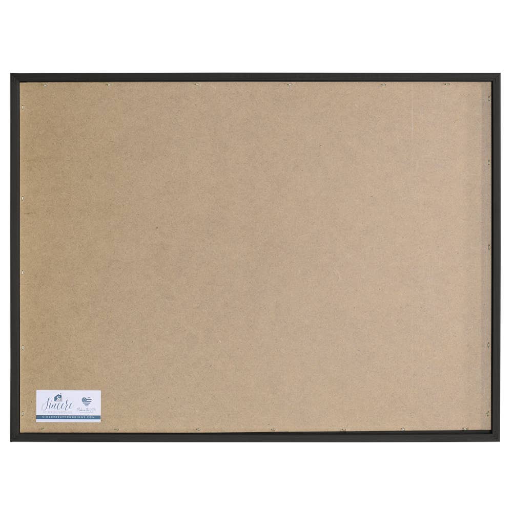 All Is Calm Trees - Thin Frame Rectangle