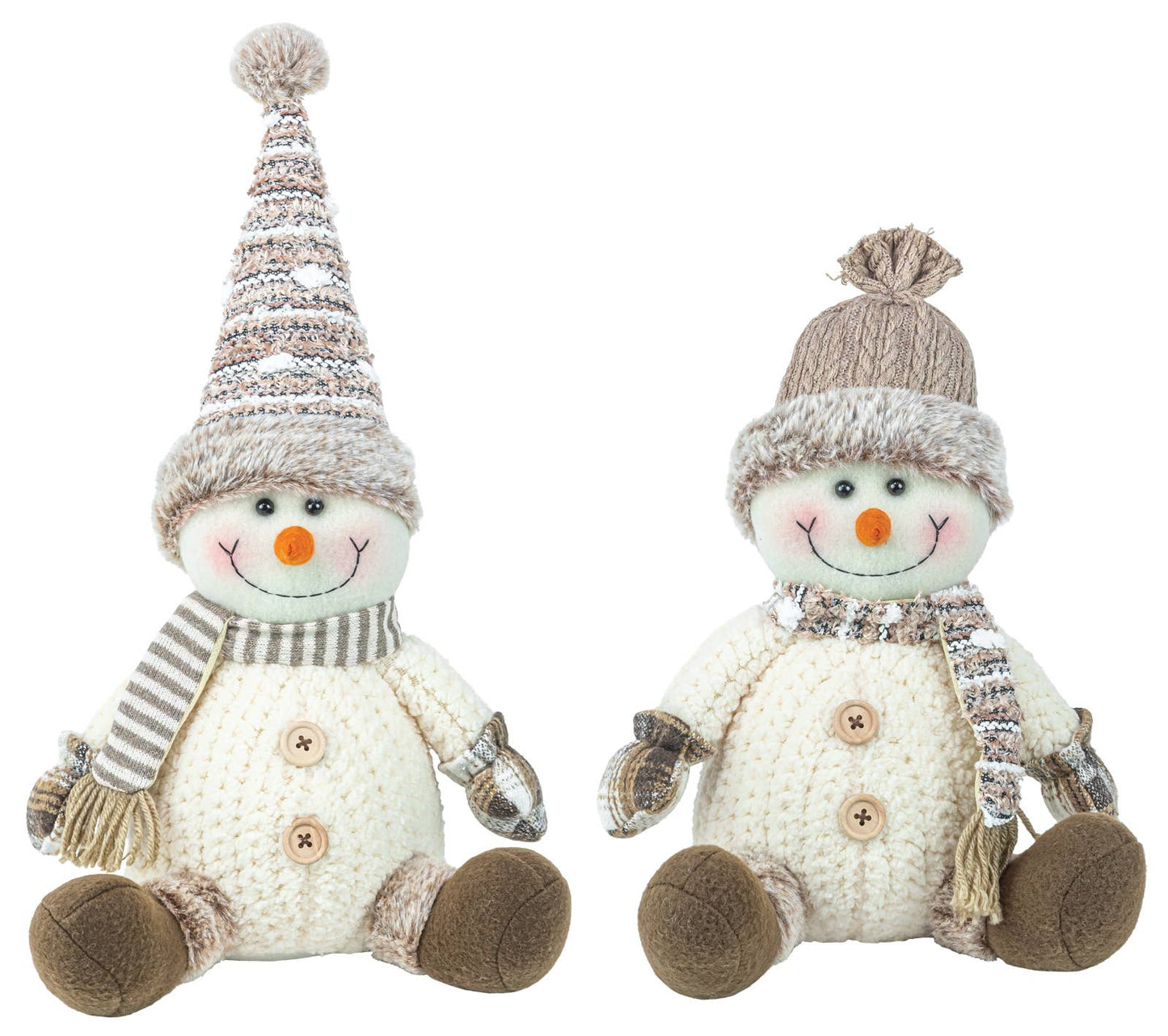 Cocoa Cream Snowman Sitter