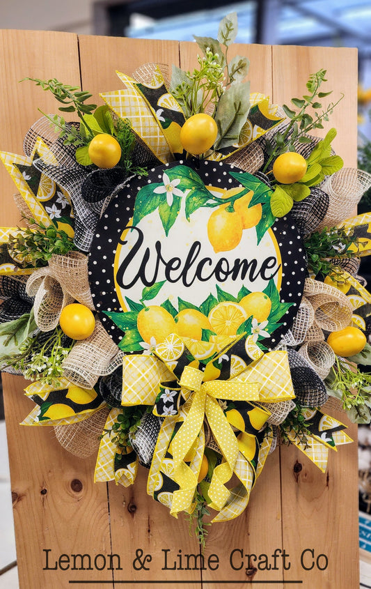 "Take-n-Make" Lemon Wreath Kit