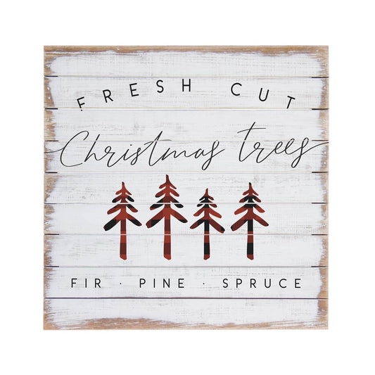 Fresh Cut Trees - Pallet Sign
