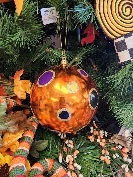 Large Halloween Dotted Ornament