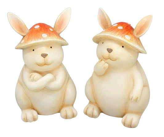 Pink Hat Resin Bunnies