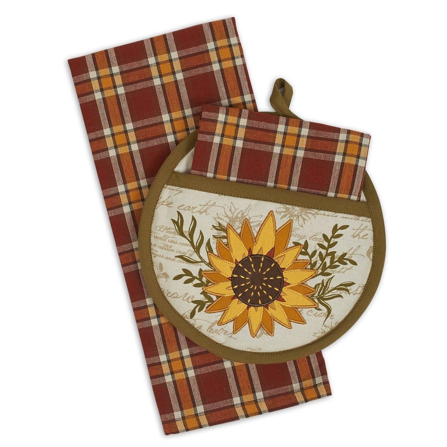 Sunflower Potholder Gift Set