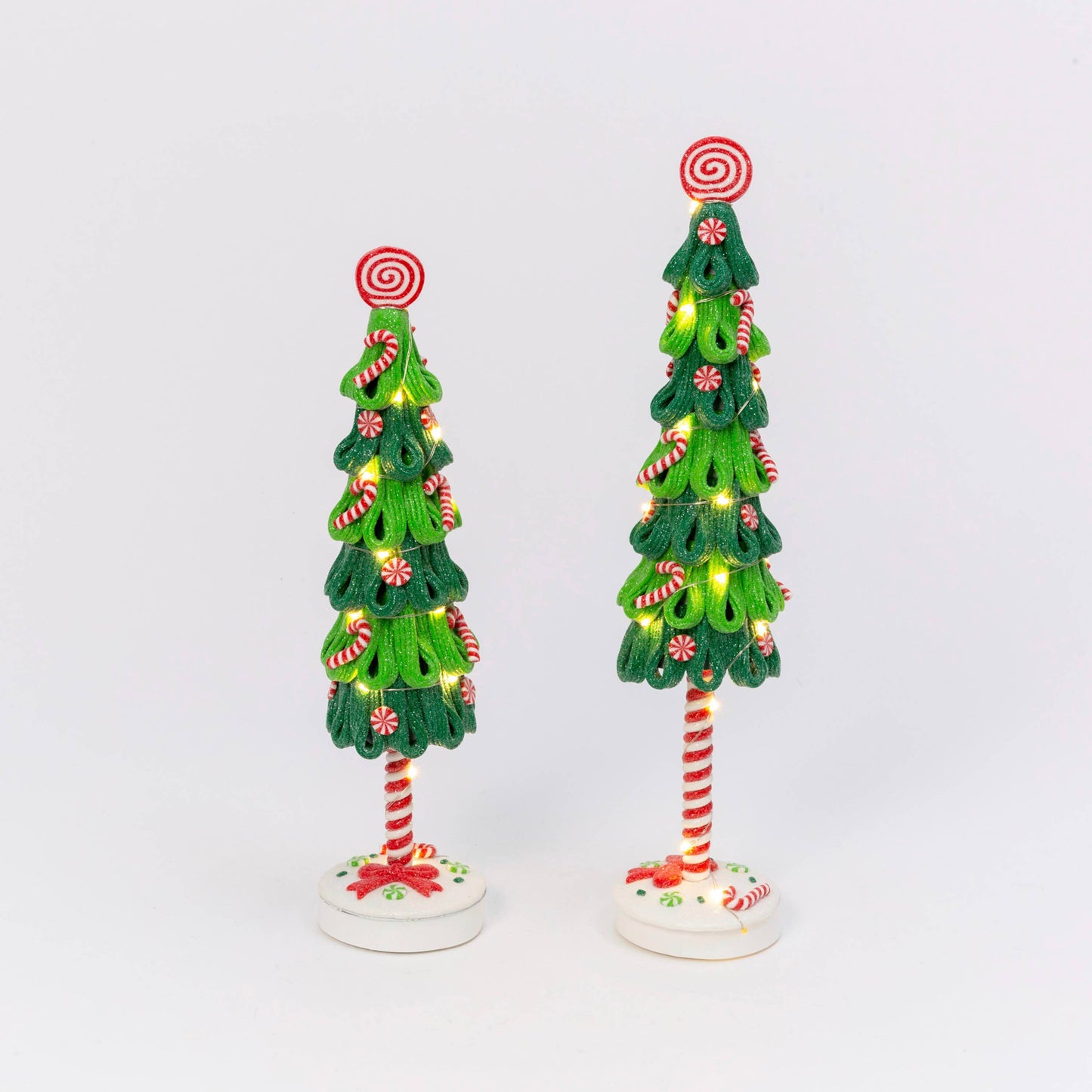 B/O Lighted Clay Dough Trees