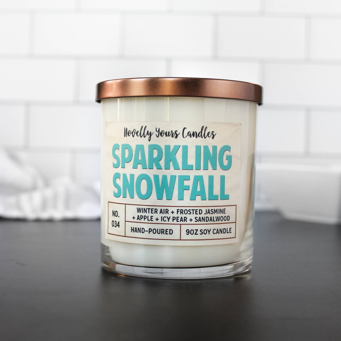 Sparkling Snowfall Candle
