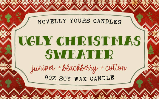 Ugly Christmas Sweater Candle