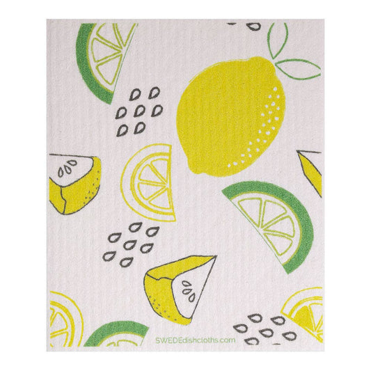 Lemon Lime Swedish Dishcloth