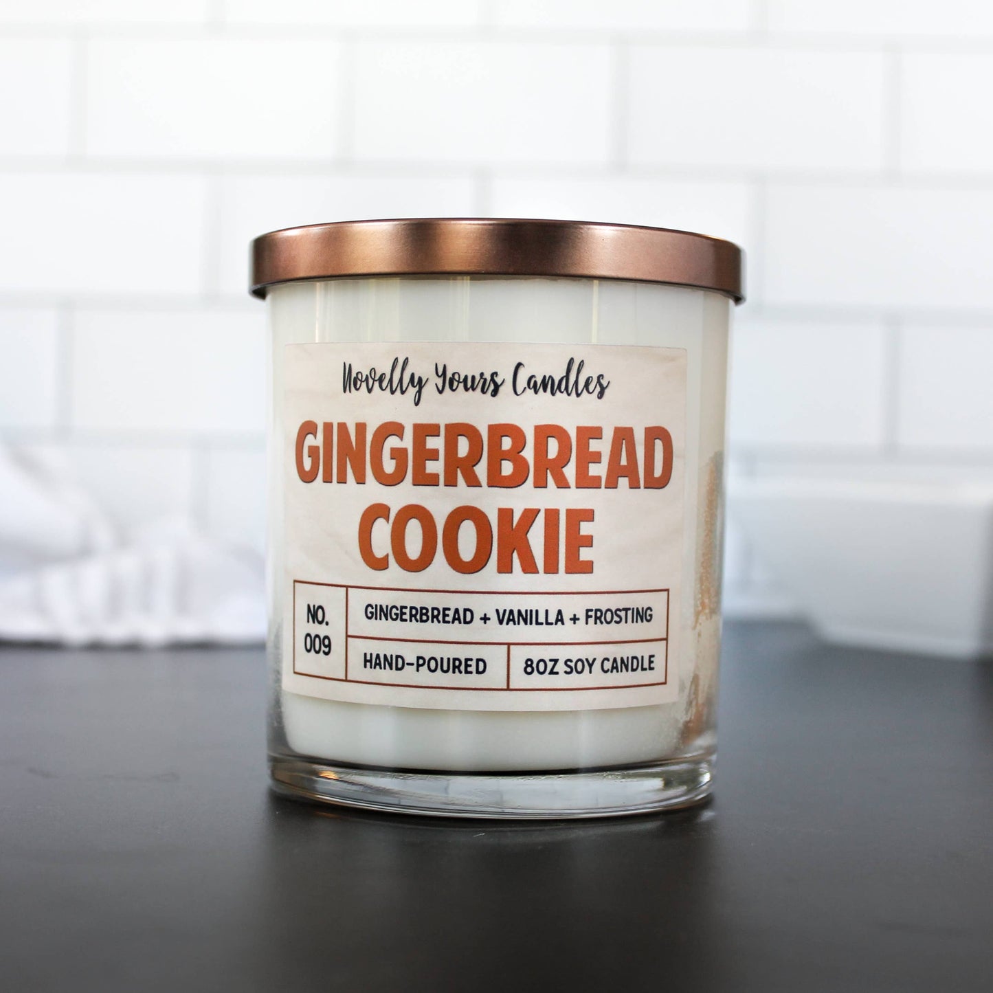 Gingerbread Cookie Candle