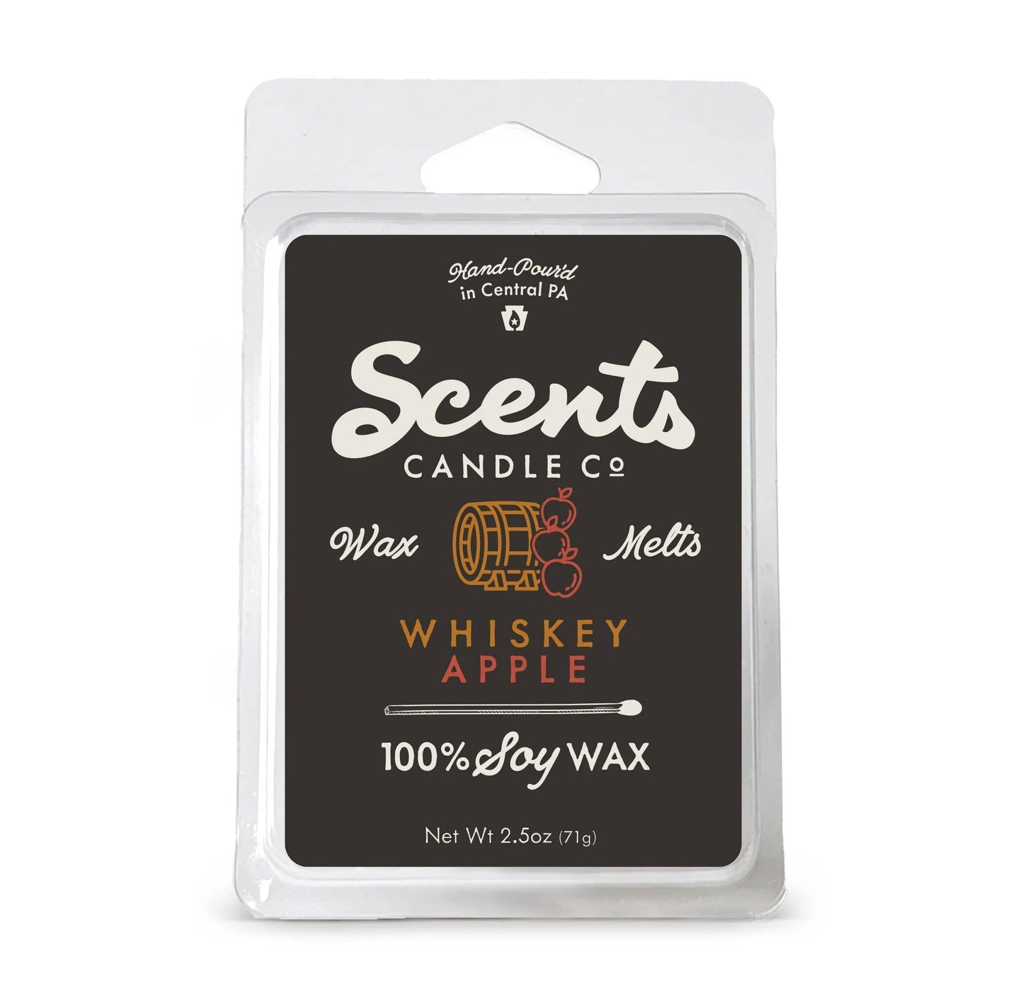 Whiskey Apple Wax Melt