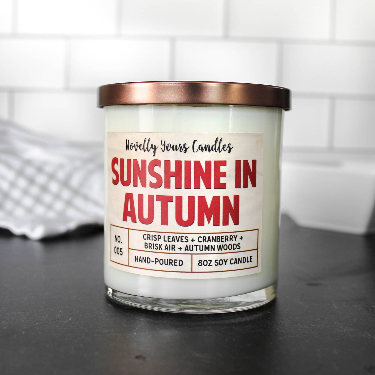Sunshine in Autumn Candle