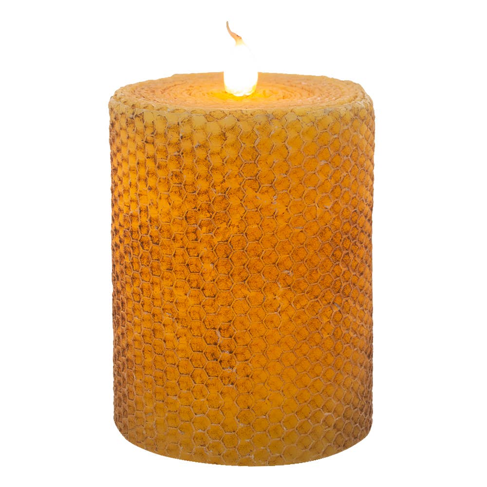 Honeycomb LED Pillar - 3x4in