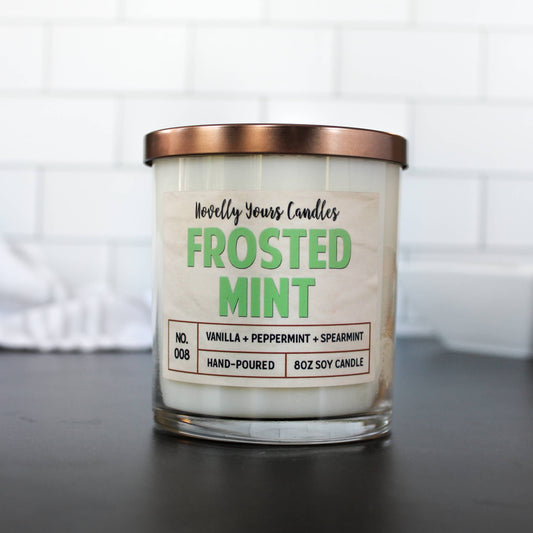 Frosted Mint Candle