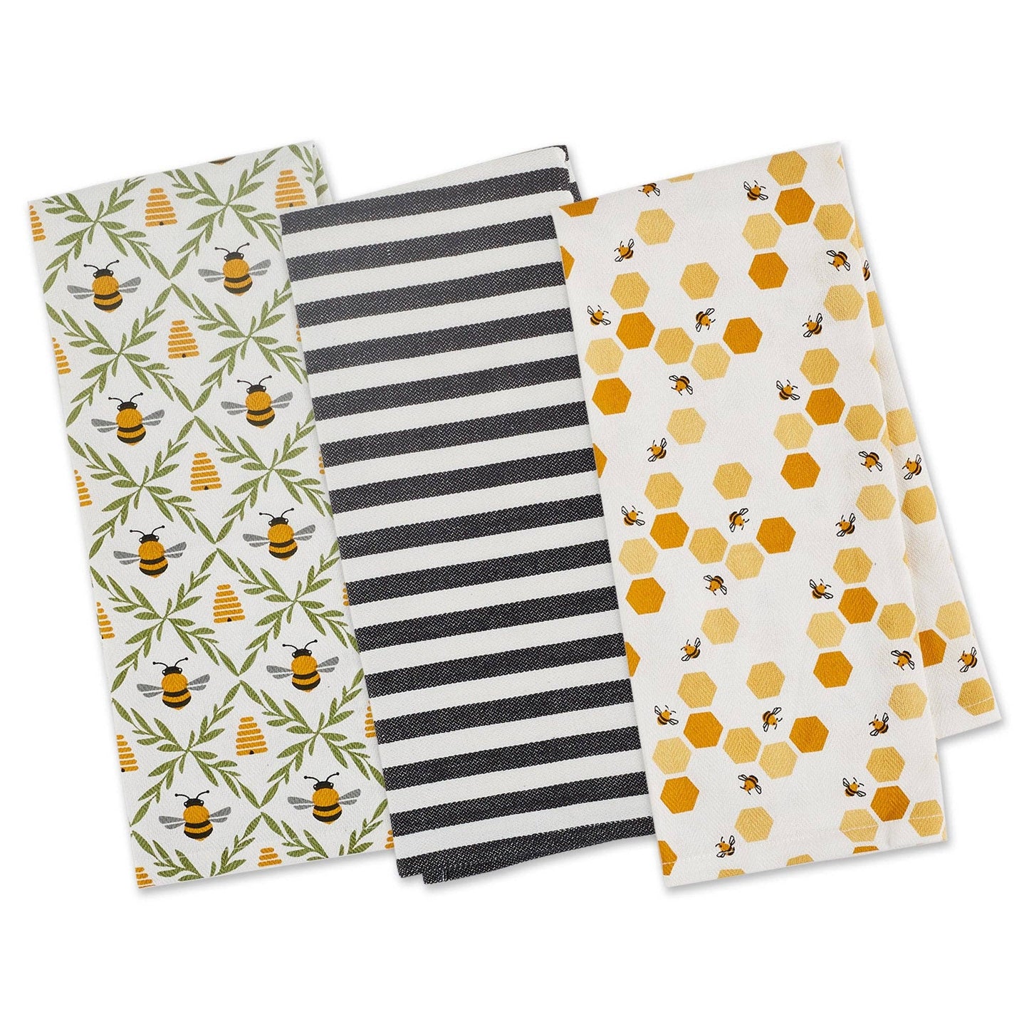 Little Bees Dishtowel - Set Of 3