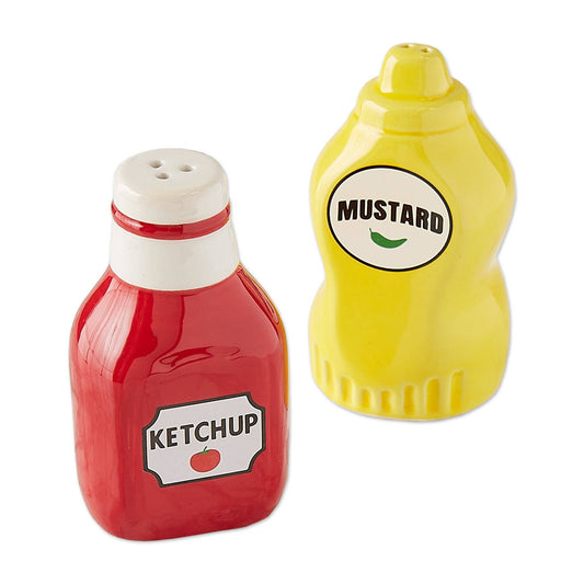 Ketchup & Mustard Salt & Pepper Shaker Set
