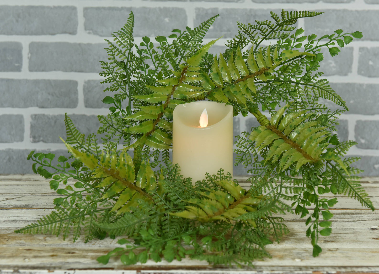 Lacy Fern Candle Ring