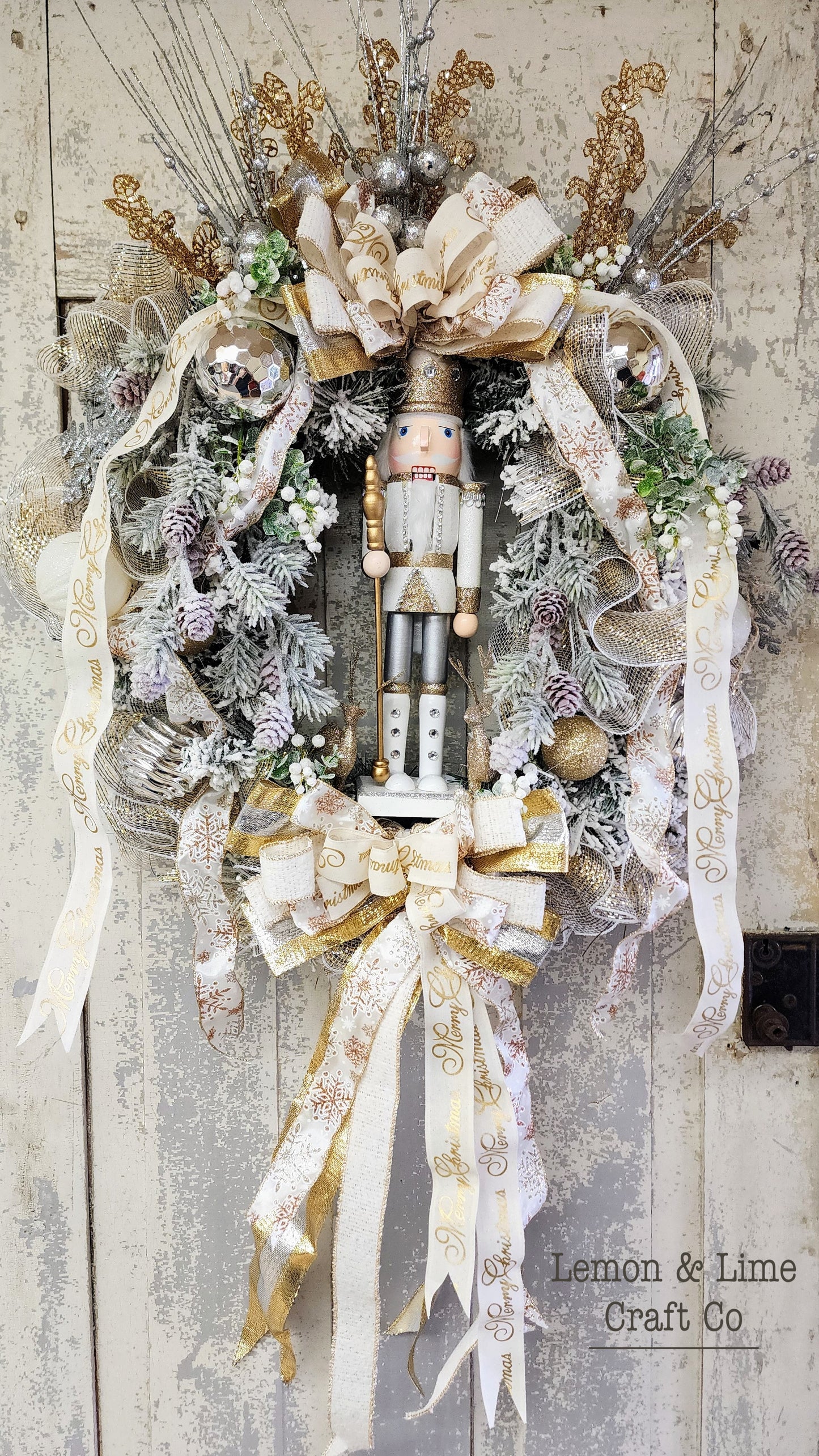 Silver and Gold Nutcracker
