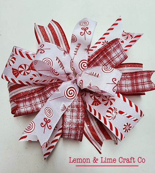 Small Peppermint/Candy Bow