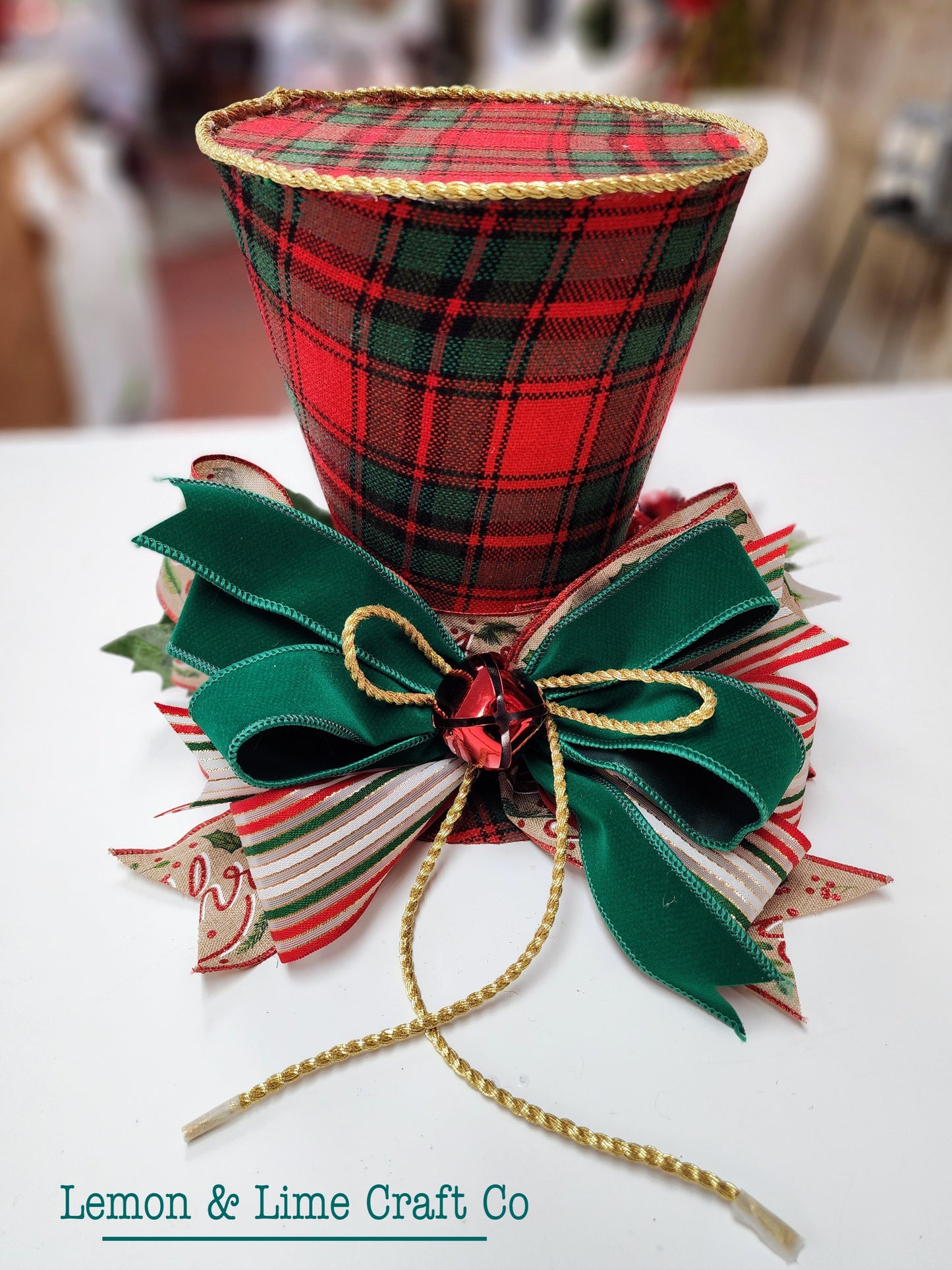 Plaid Tophat Sitter