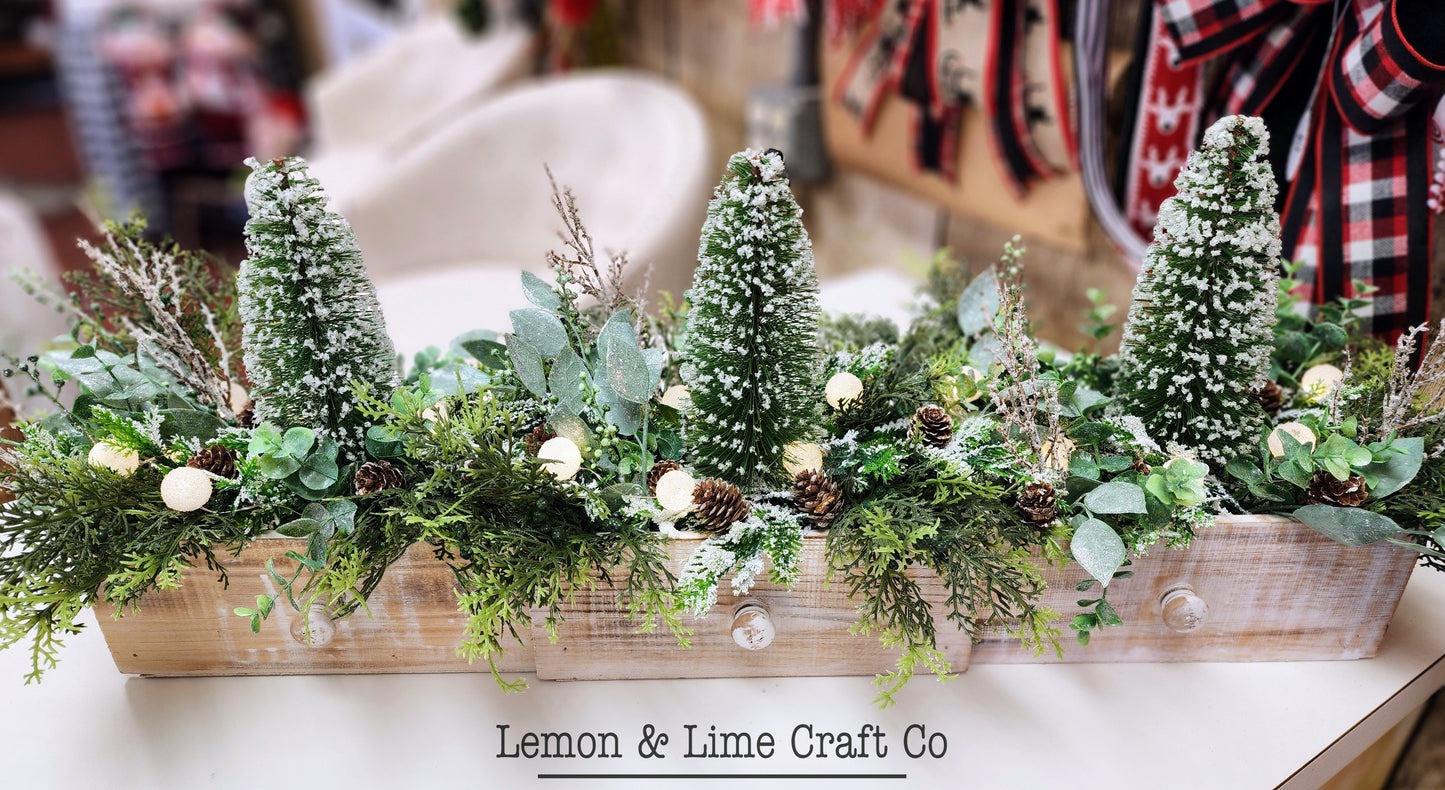 Bottle Brush Centerpiece