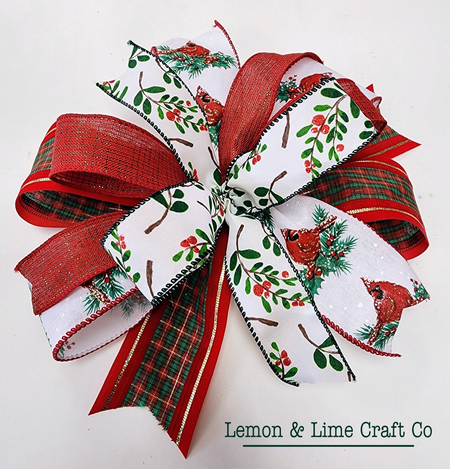 Small Holly/Royal Cardinal Bow
