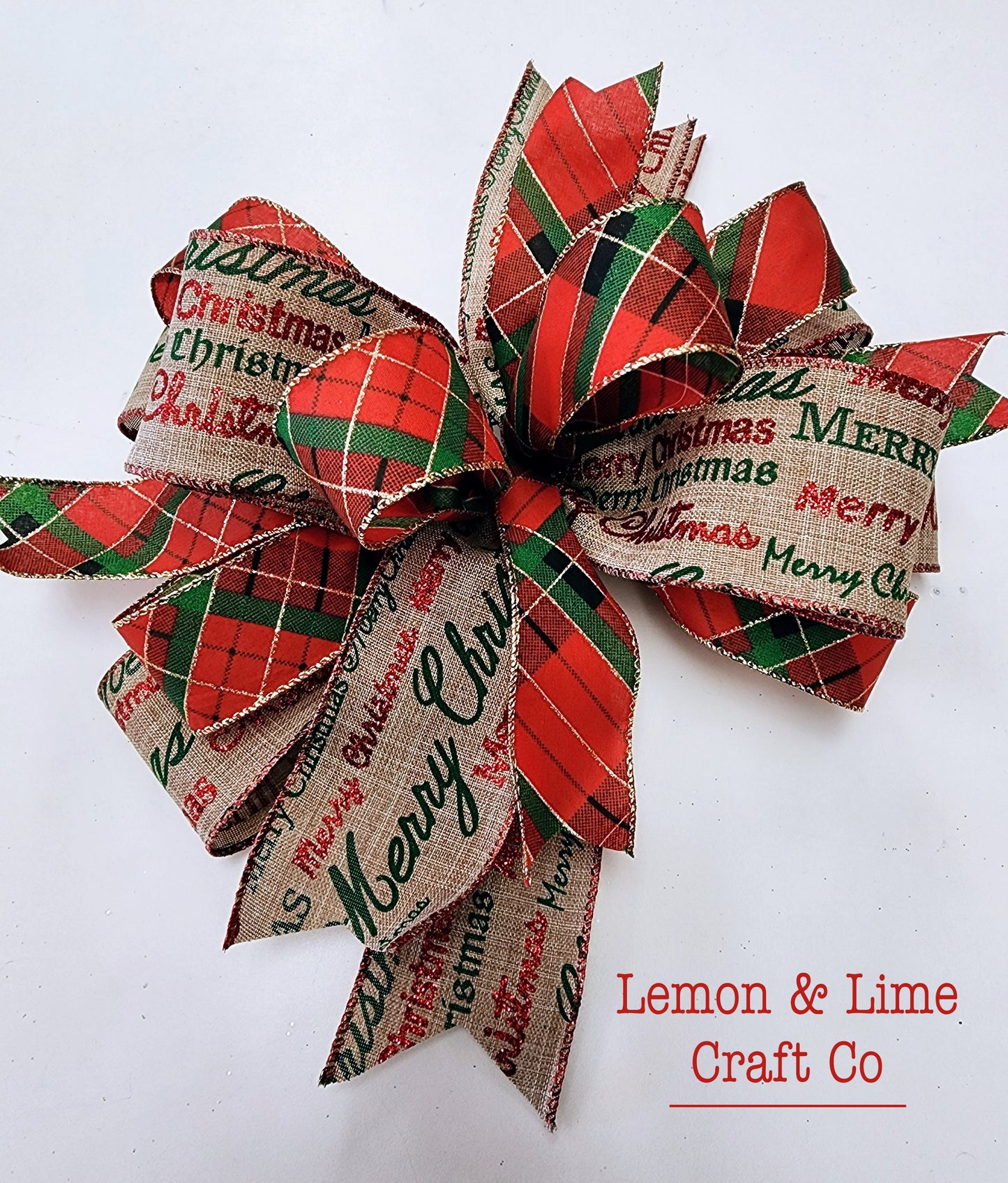 Small Natural/Royal Gold Bow