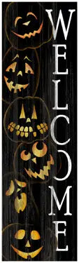 Halloween Porch Leaner-Pumpkins