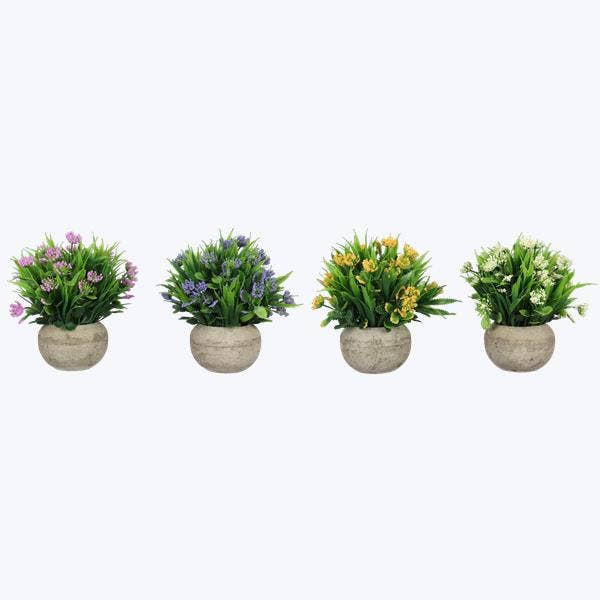 Artificial Floral In Pot
