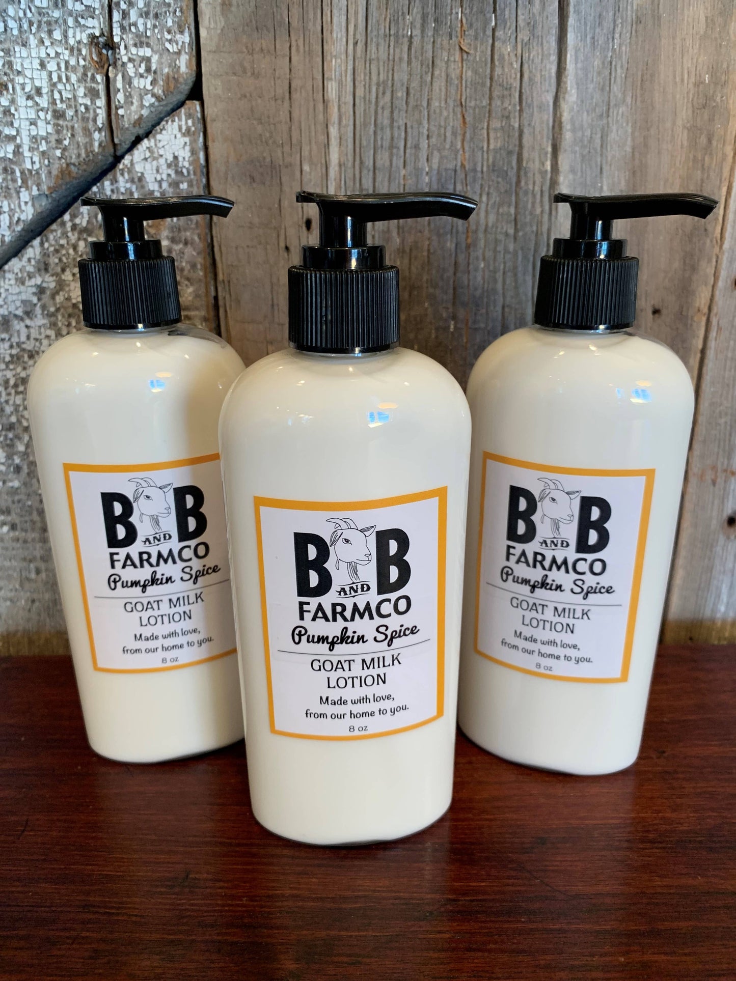 Pumpkin Spice Goat Milk Lotion - 8 oz.