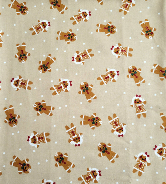 Tan Gingerbread Cookies Padded Bowl