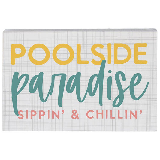 Poolside Paradise - Small Talk Rectangle