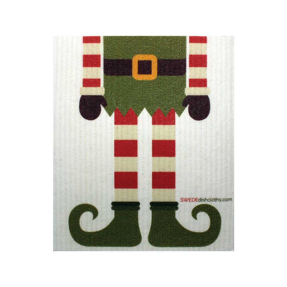 Christmas Elf Swedish Dishcloth