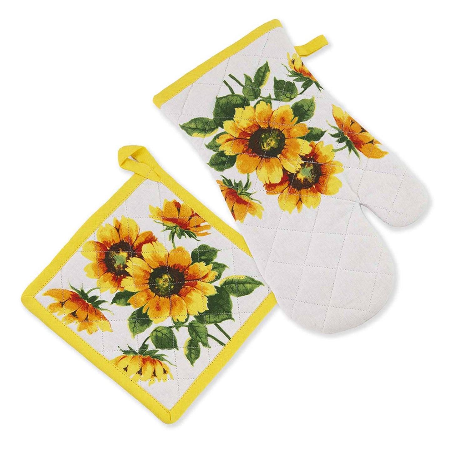 Sunflower Oven Mitt & Pot Holder Set