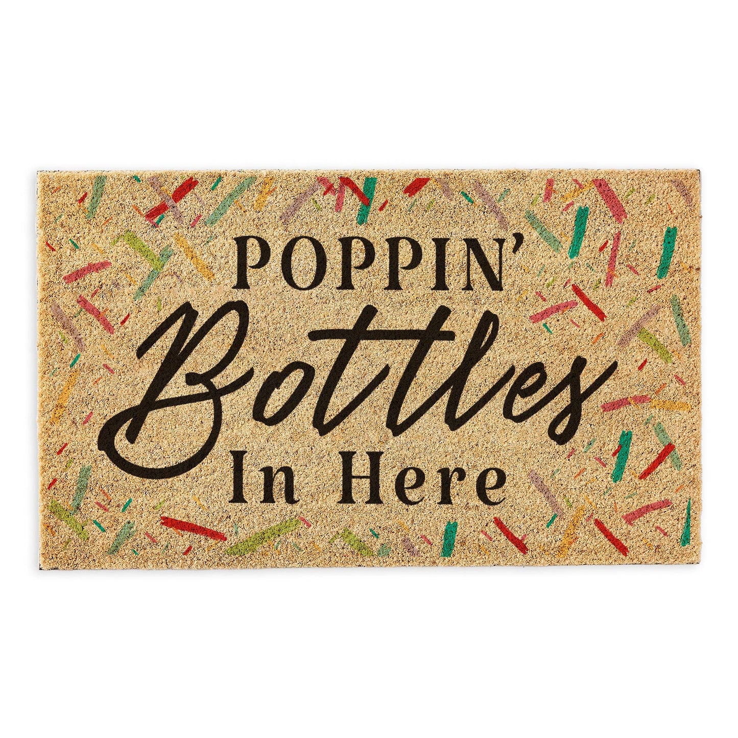 Poppin' Bottles Doormat